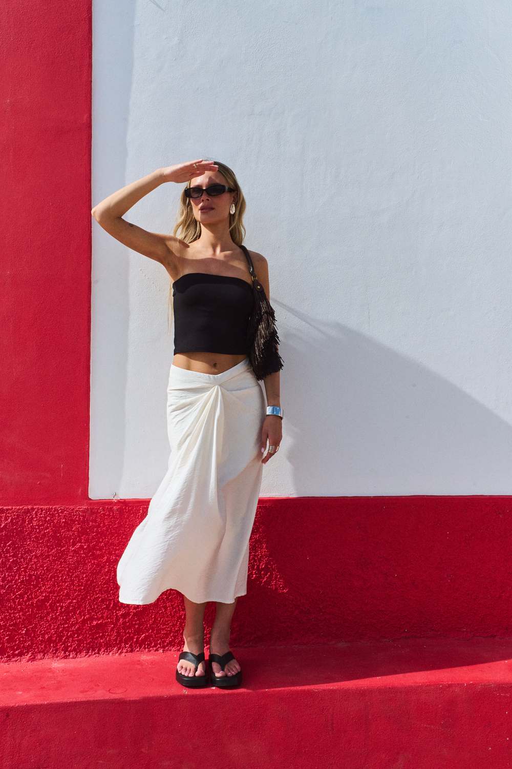 Dune Twist Long Skirt