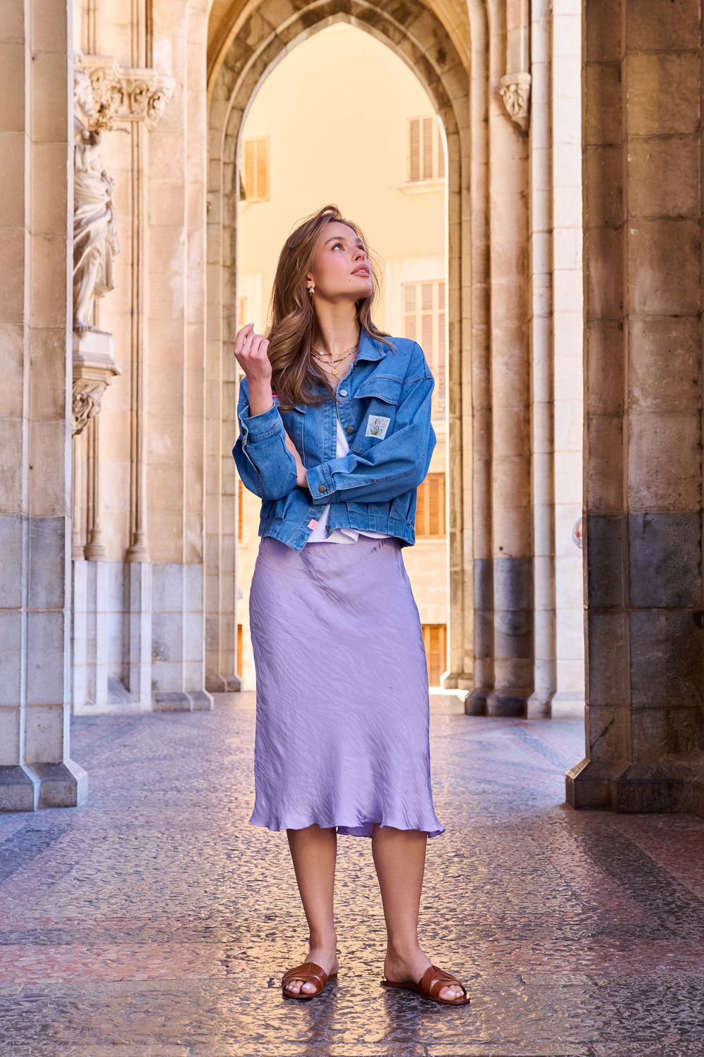 geacă bomber din denim Careless Whisper