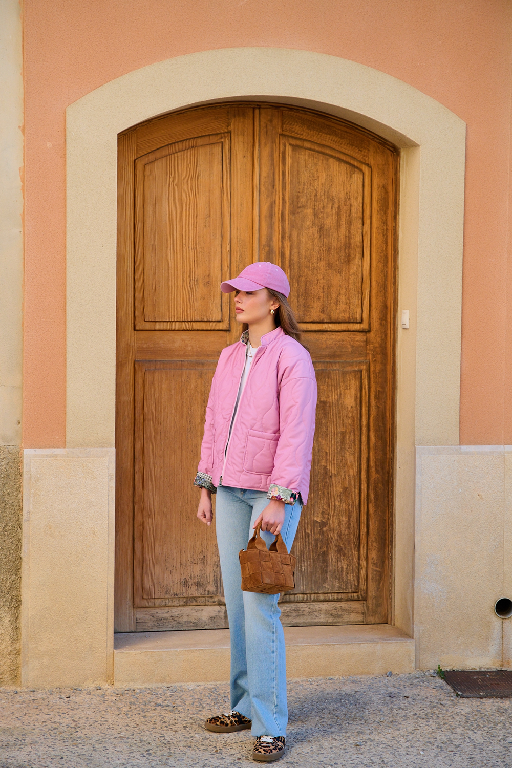 Pink Meadow wendbare Jacke