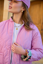 Pink Meadow wendbare Jacke