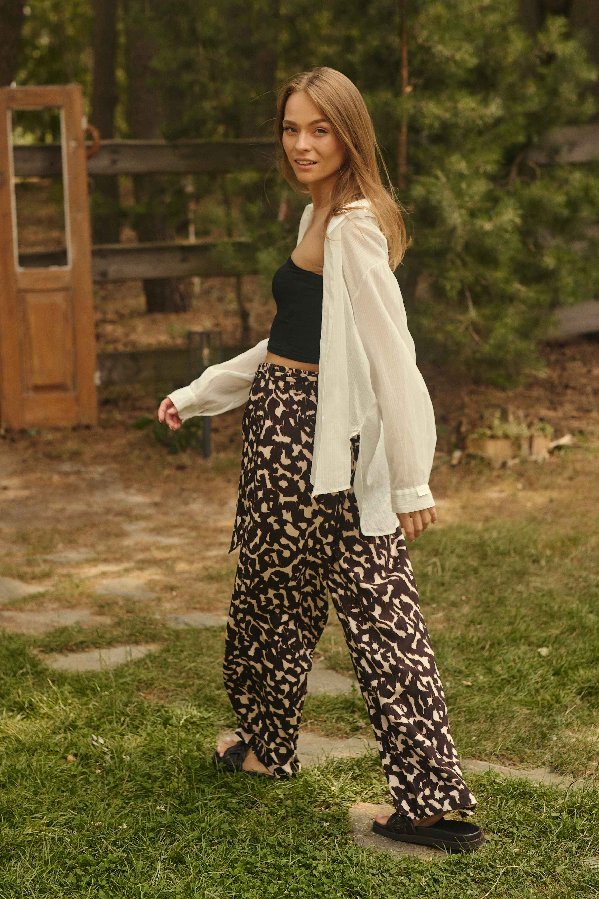 Jungle Jazz wide pants