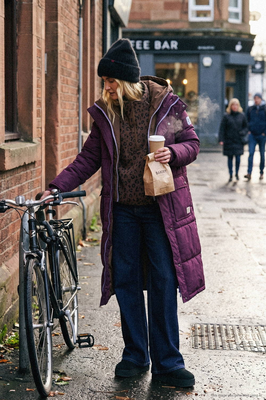 Downtown Dusk Long Winter Jacket