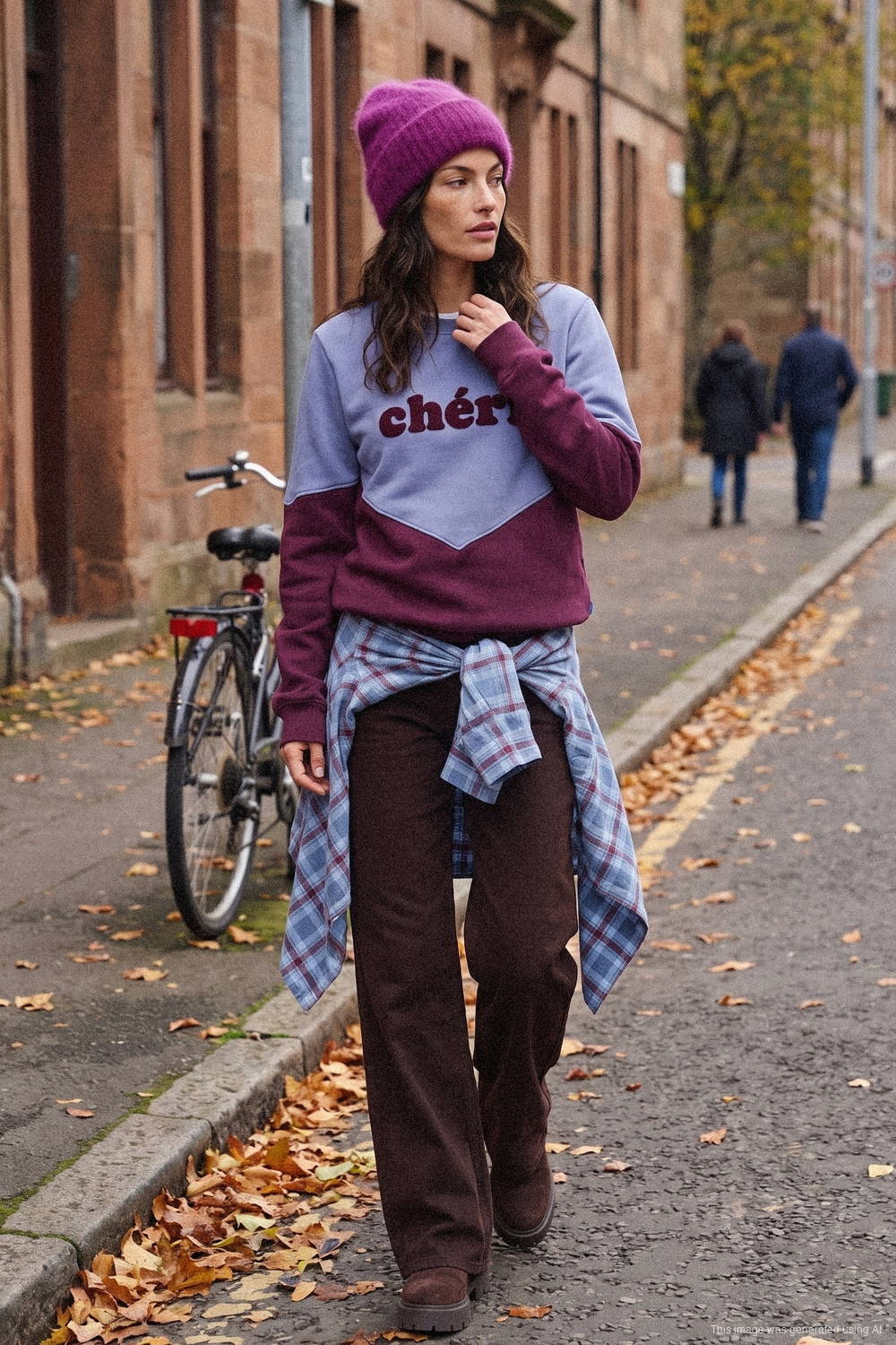 Cheri Blue Sweatshirt