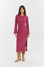 Western Rose Knit Dress