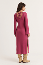 Western Rose Knit Dress