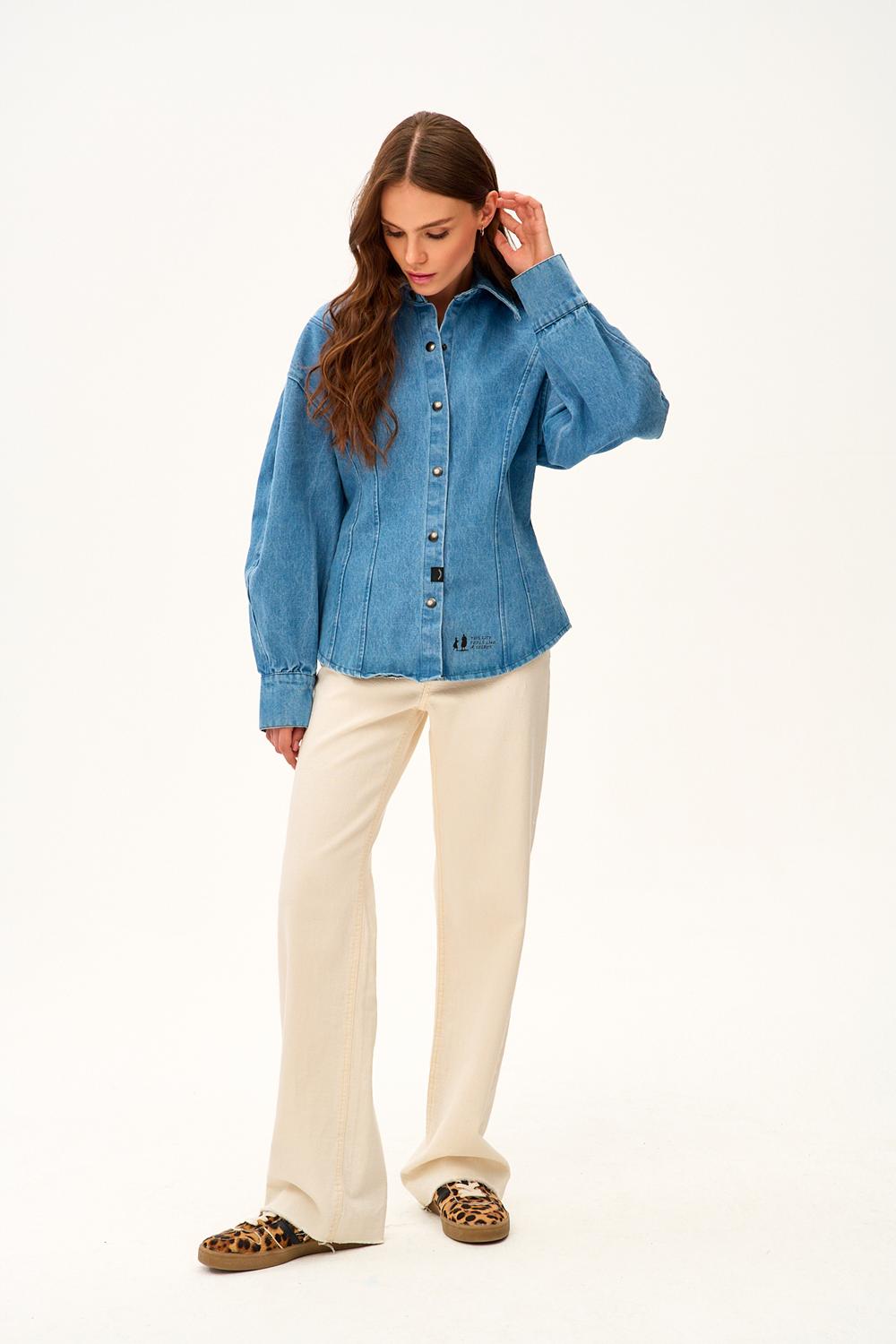 Sunrise Somewhere Denim Shirt
