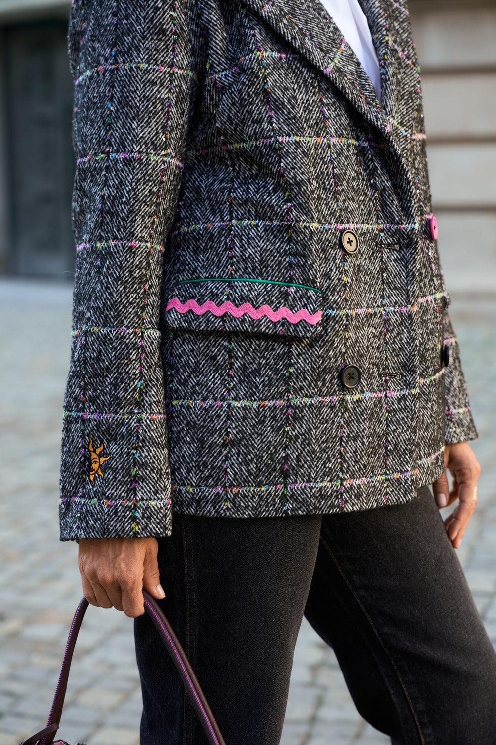 More Than Expected wollen blazer