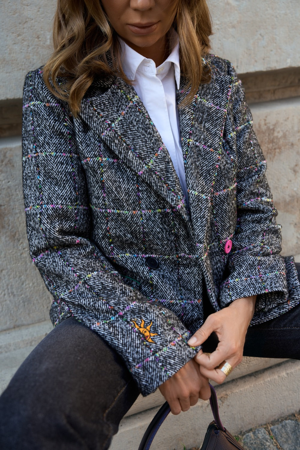 More Than Expected wollen blazer