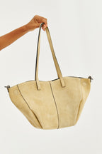 Silky Glow nahkainen shopper-laukku
