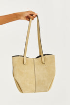 Silky Glow nahkainen shopper-laukku