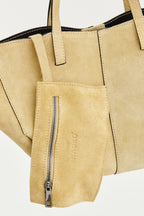 Silky Glow nahkainen shopper-laukku