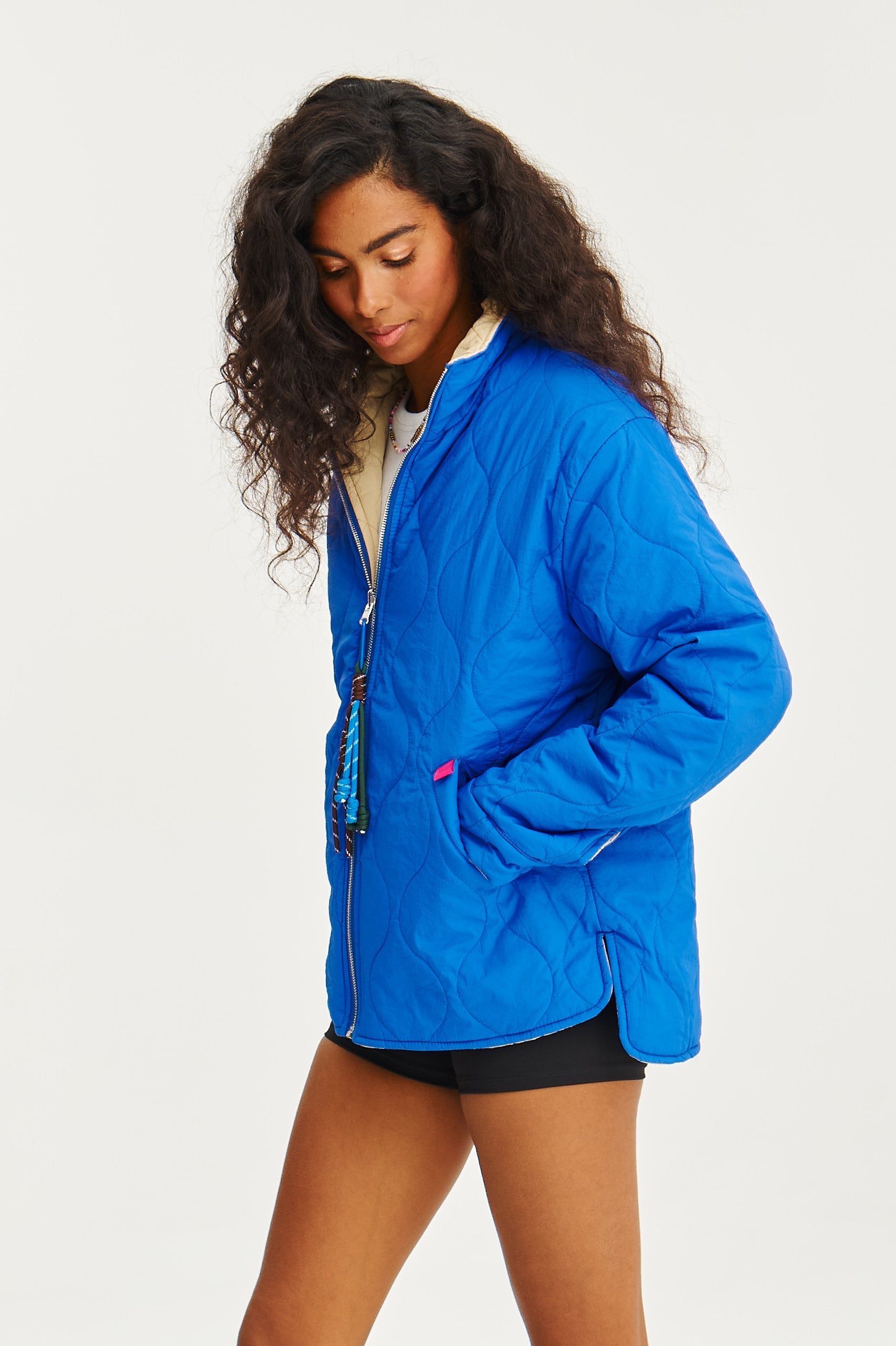 Poppy Retro Sky double-sided jacket – NAOKO-STORE.com