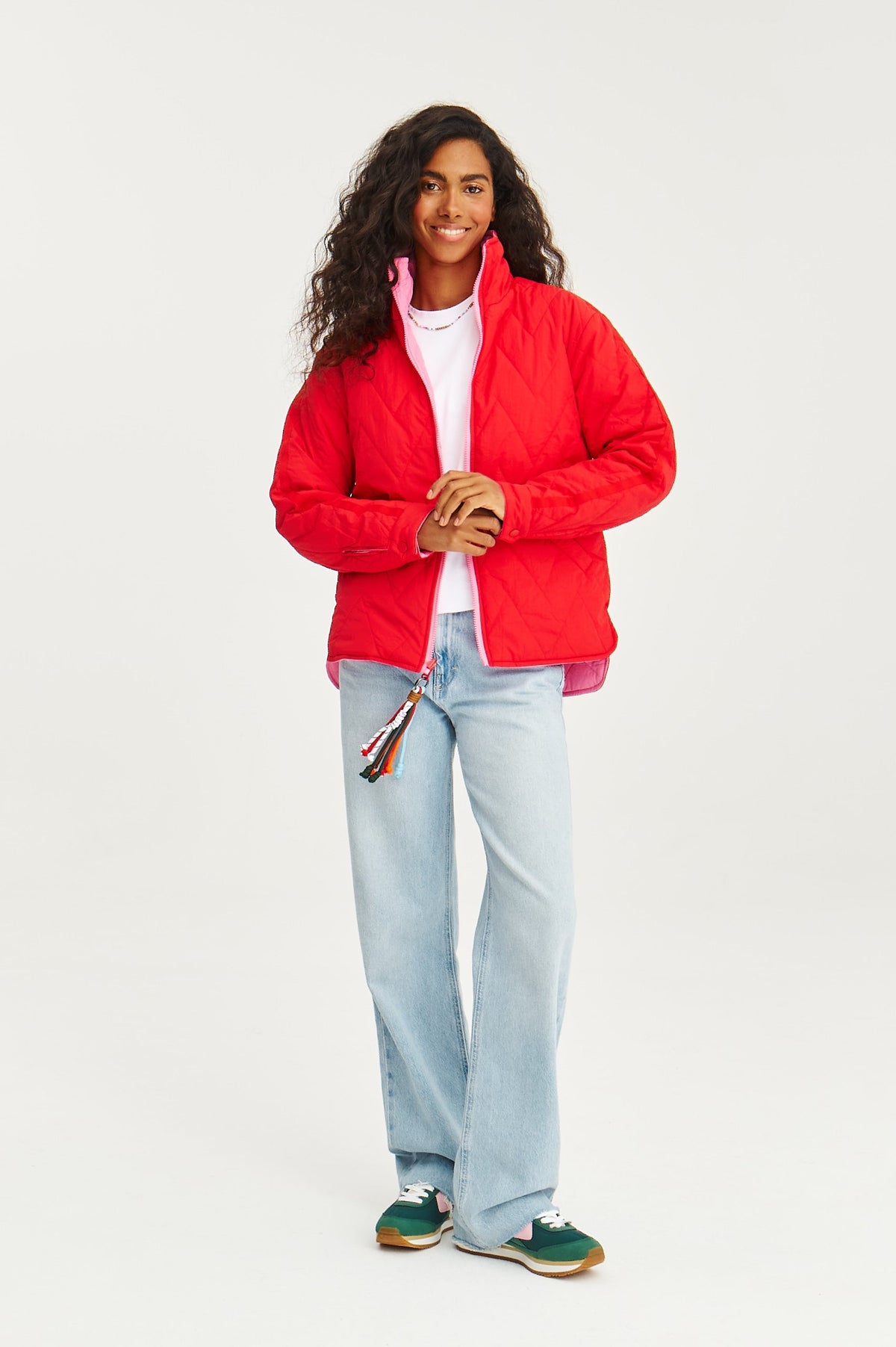 Mohn-Erdbeer-Sorbet Wendejacke