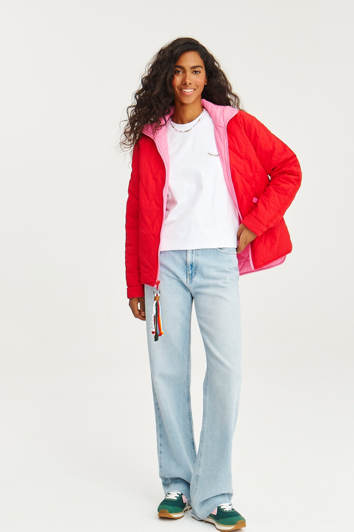 Mohn-Erdbeer-Sorbet Wendejacke