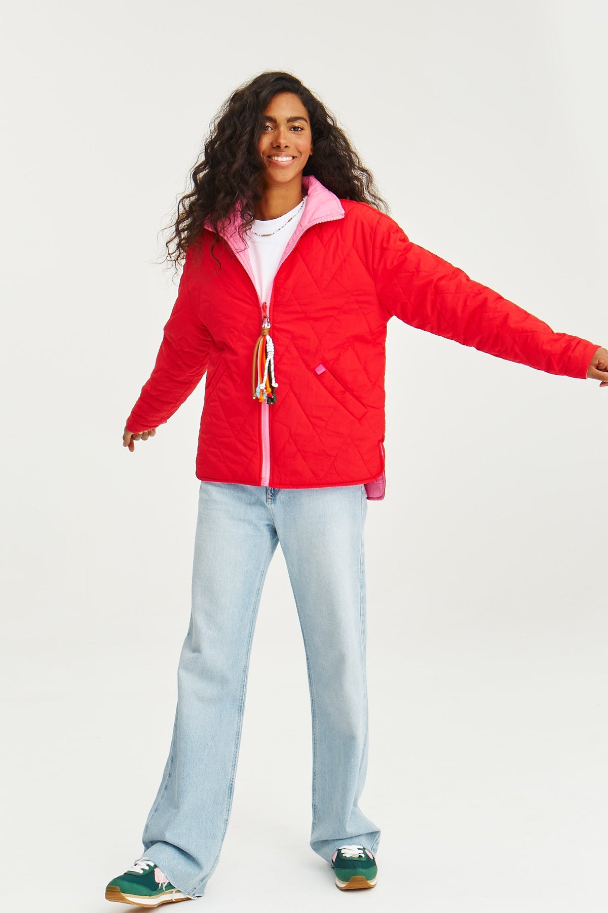 Mohn-Erdbeer-Sorbet Wendejacke