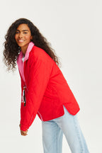 Mohn-Erdbeer-Sorbet Wendejacke