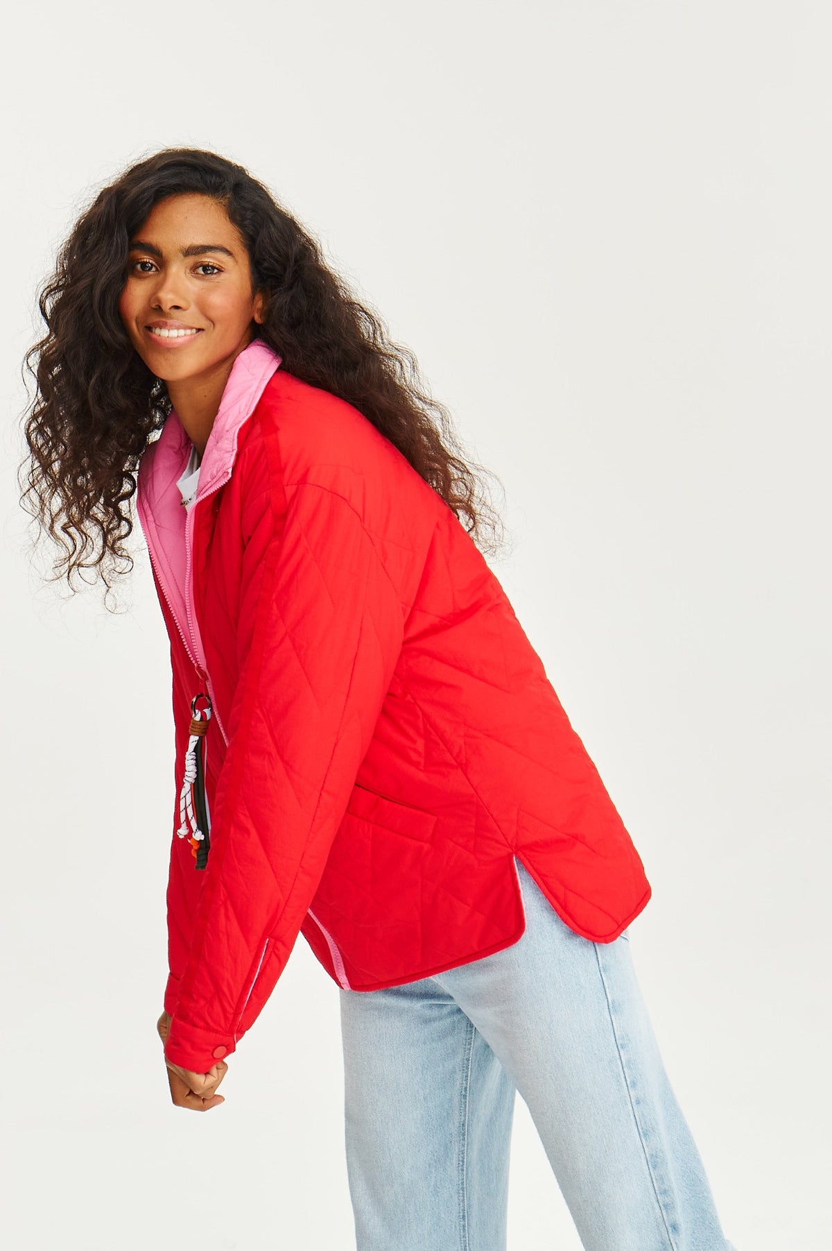 Mohn-Erdbeer-Sorbet Wendejacke