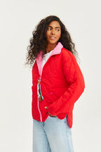 Mohn-Erdbeer-Sorbet Wendejacke