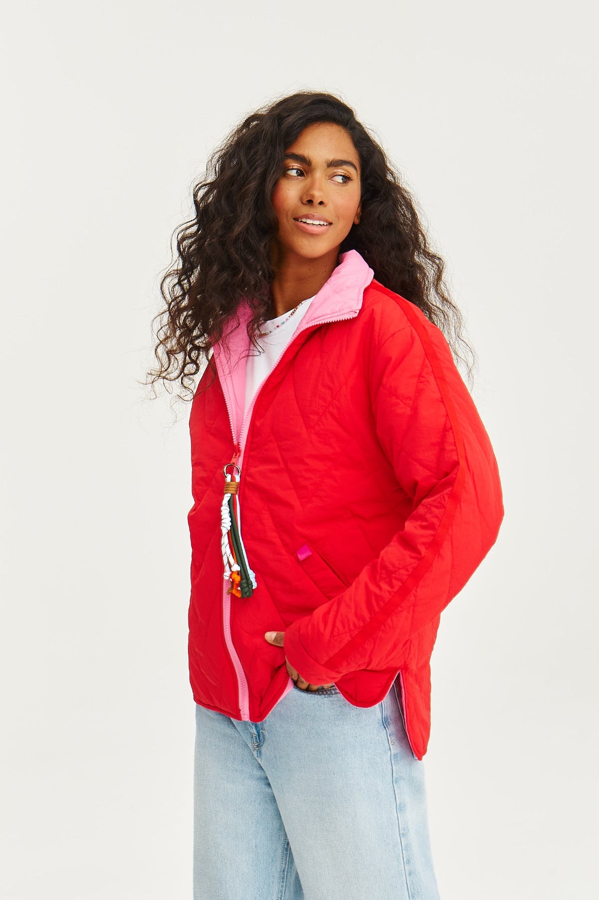 Mohn-Erdbeer-Sorbet Wendejacke