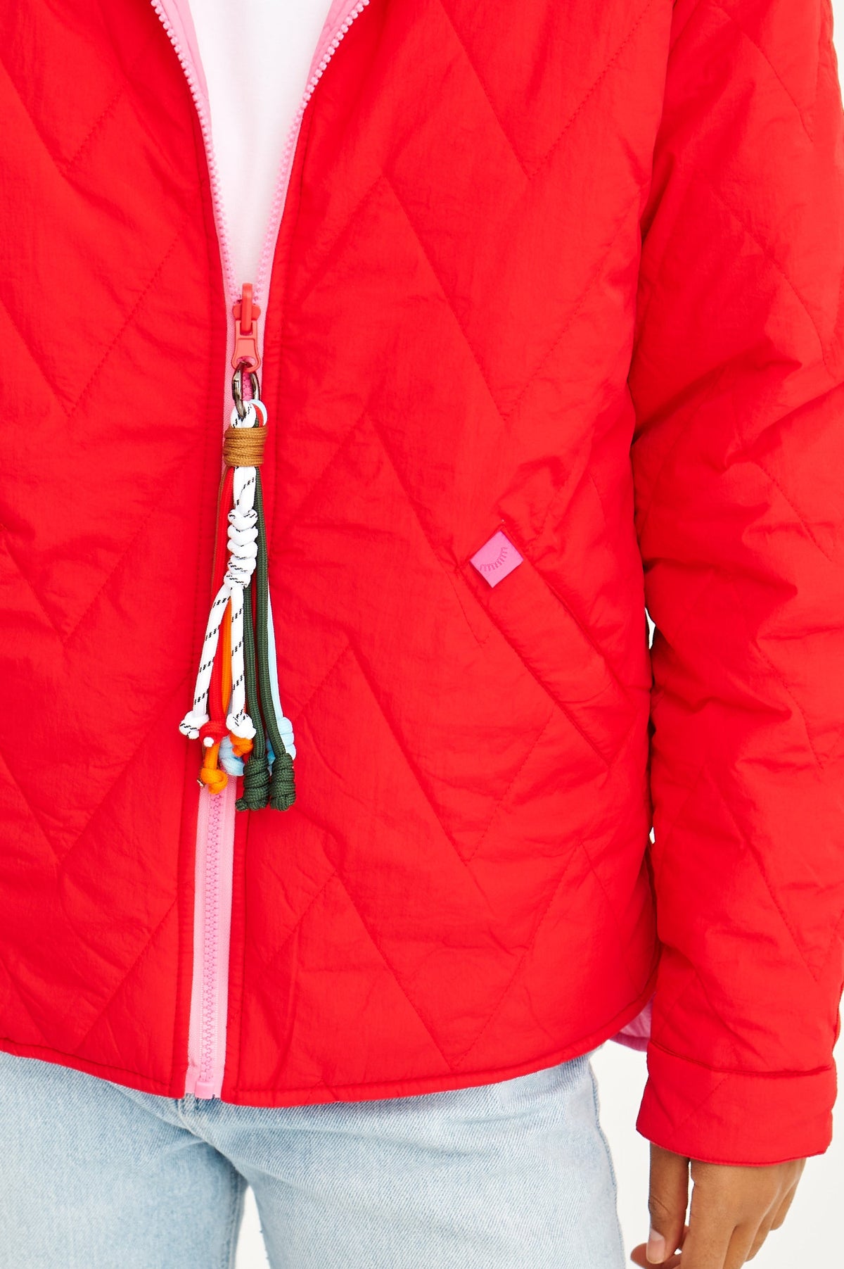 Mohn-Erdbeer-Sorbet Wendejacke