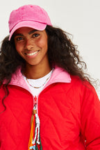 Mohn-Erdbeer-Sorbet Wendejacke