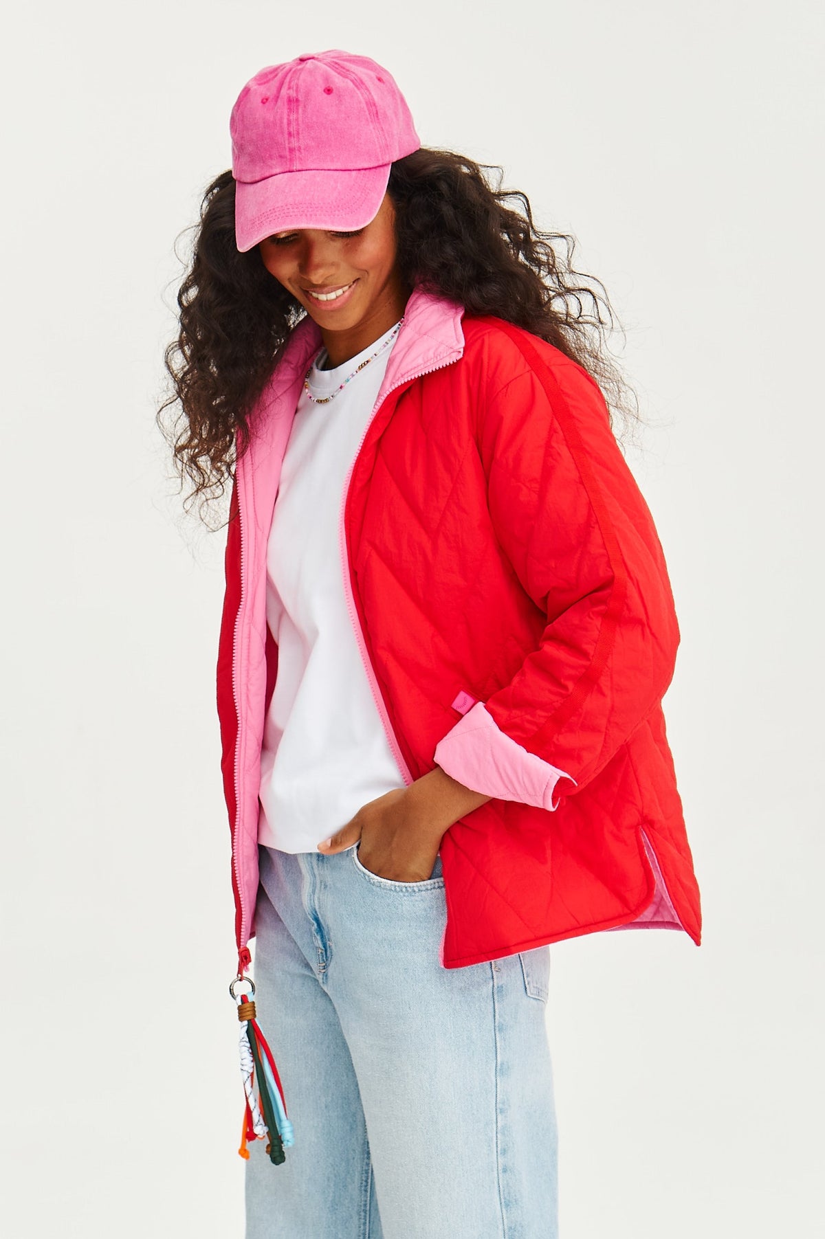 Mohn-Erdbeer-Sorbet Wendejacke