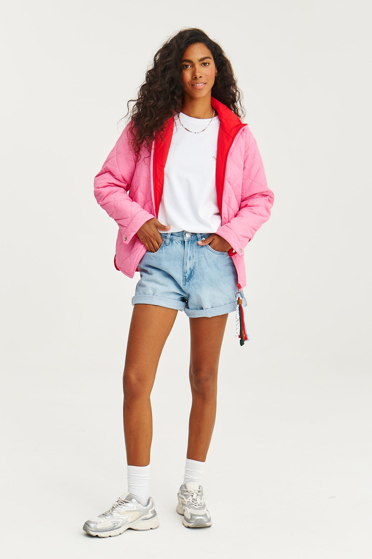 Mohn-Erdbeer-Sorbet Wendejacke