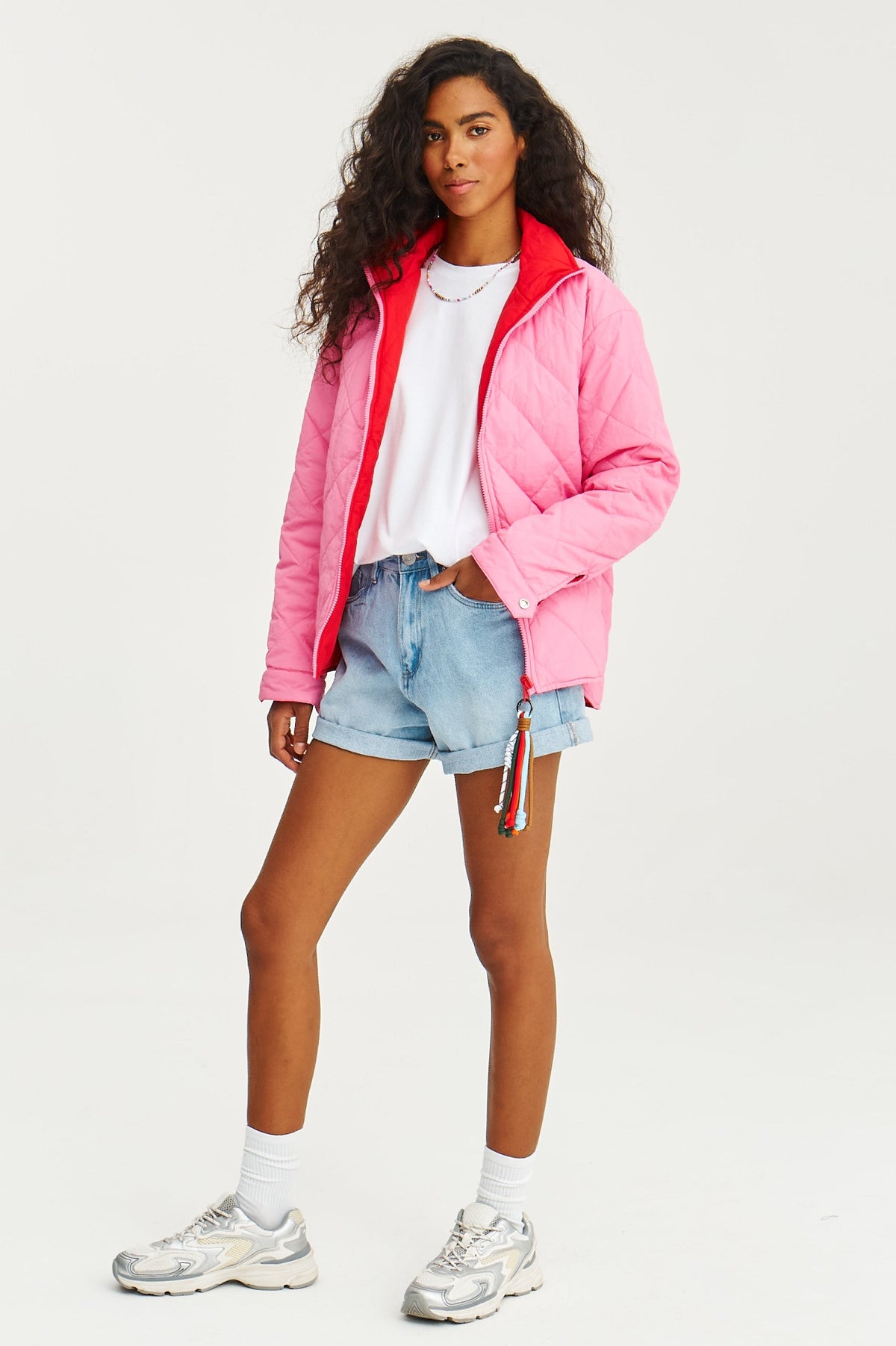 Mohn-Erdbeer-Sorbet Wendejacke