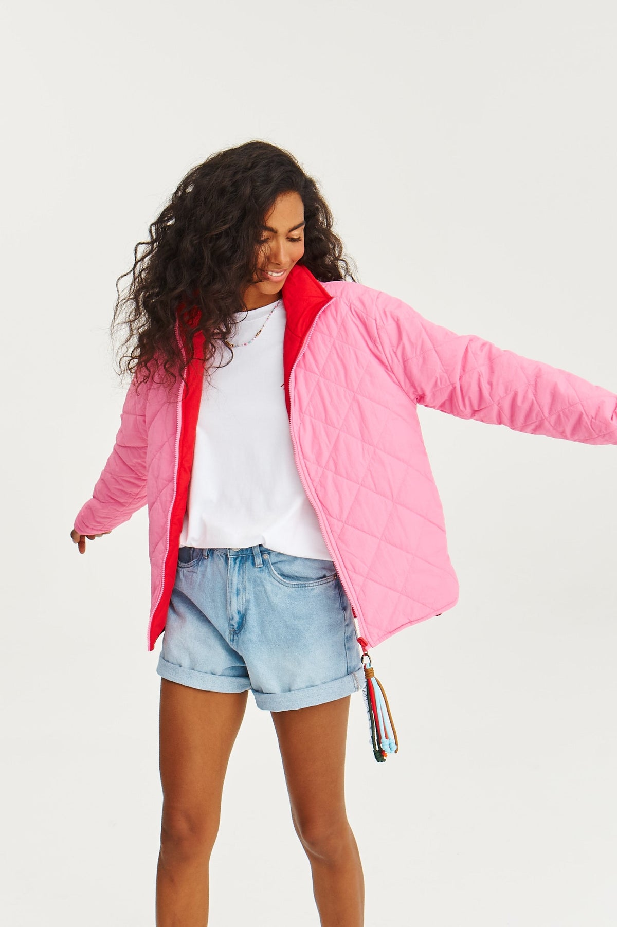 Mohn-Erdbeer-Sorbet Wendejacke