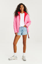 Mohn-Erdbeer-Sorbet Wendejacke