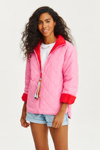 Mohn-Erdbeer-Sorbet Wendejacke