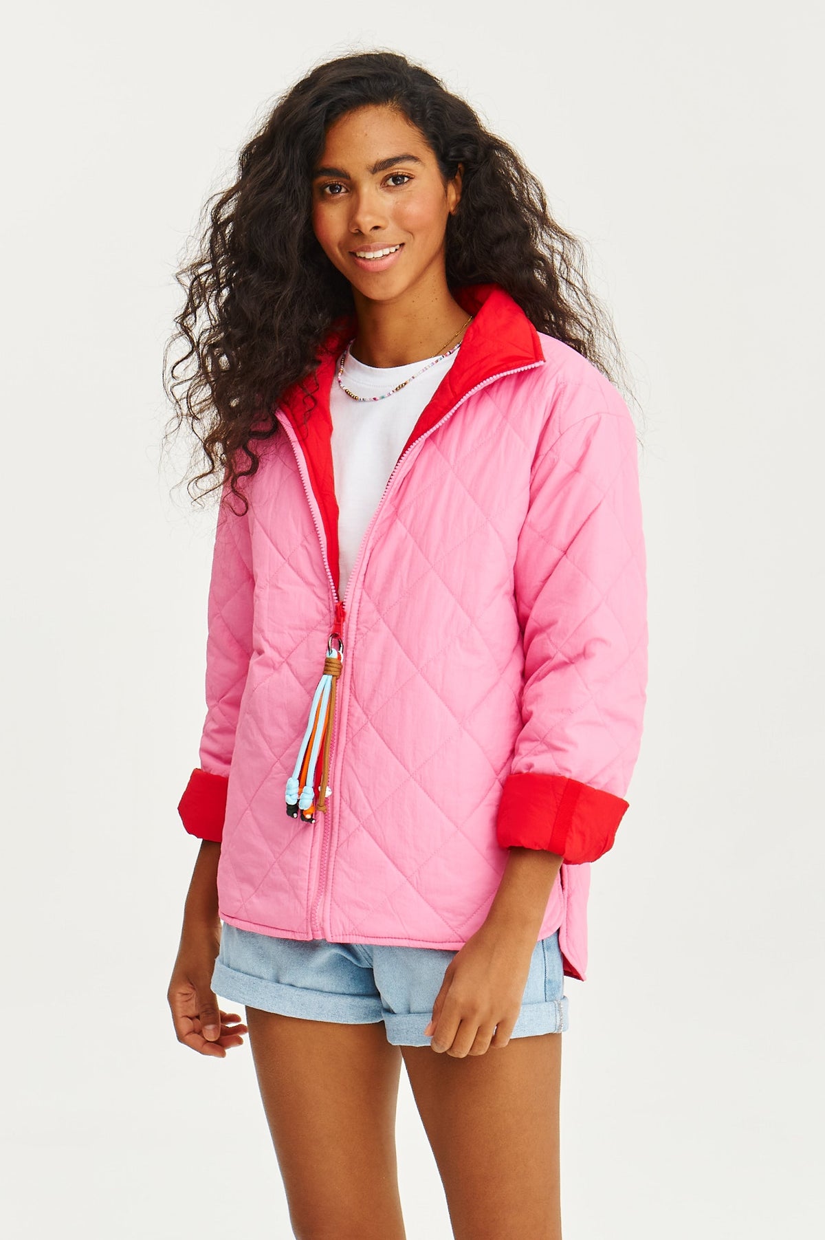 Mohn-Erdbeer-Sorbet Wendejacke