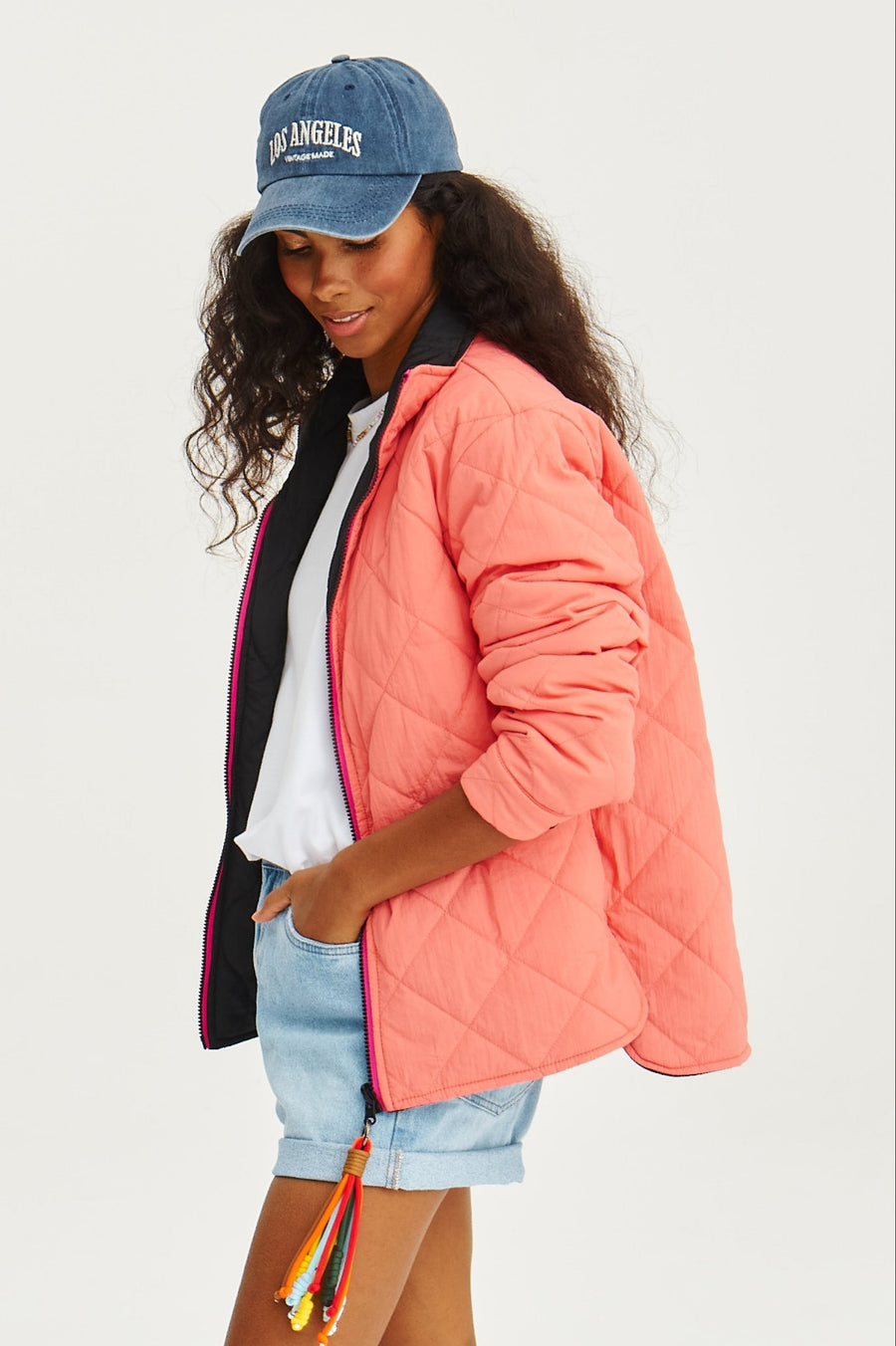 Poppy Pink Thunder double-sided jacket