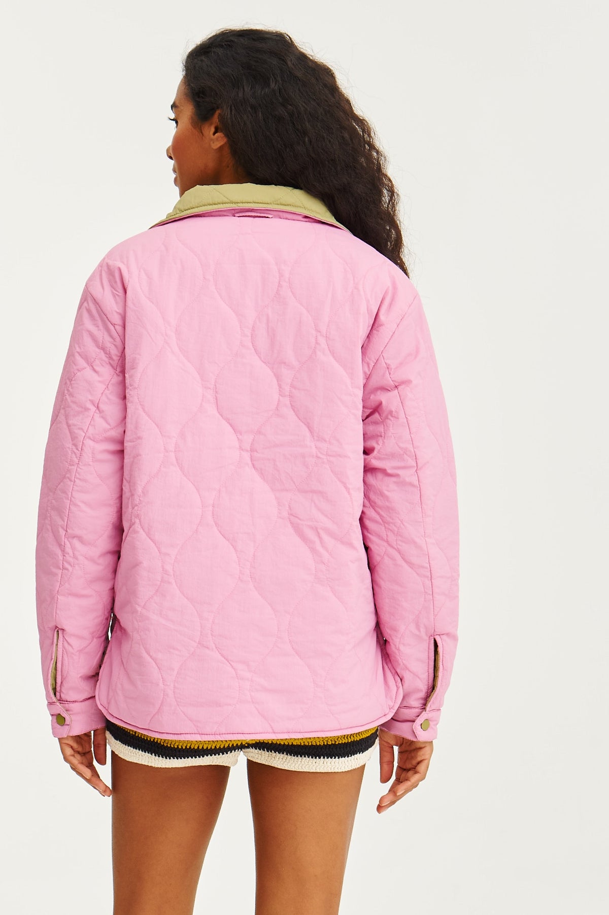 Mohn-Pistazie-Kuss Wendejacke