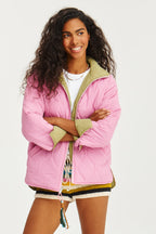 Mohn-Pistazie-Kuss Wendejacke