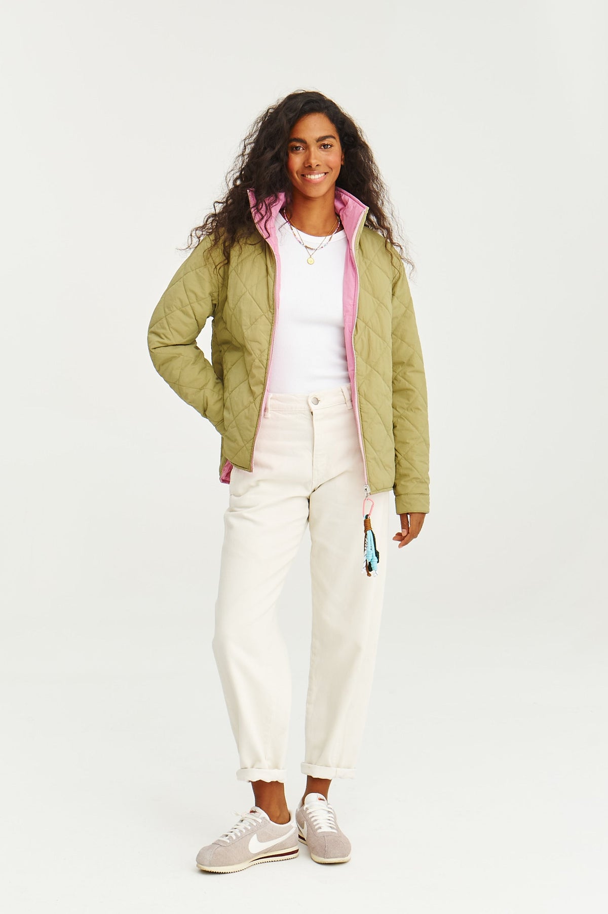 Mohn-Pistazie-Kuss Wendejacke