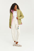 Mohn-Pistazie-Kuss Wendejacke