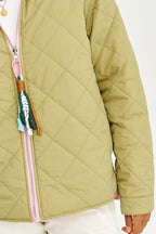 Mohn-Pistazie-Kuss Wendejacke