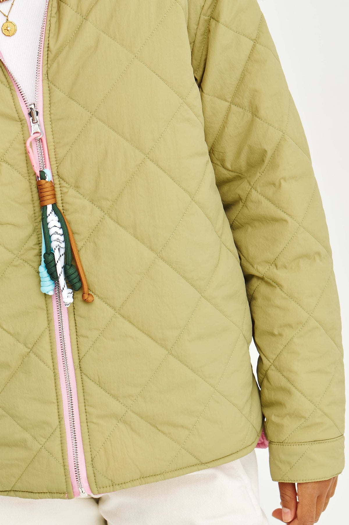Mohn-Pistazie-Kuss Wendejacke
