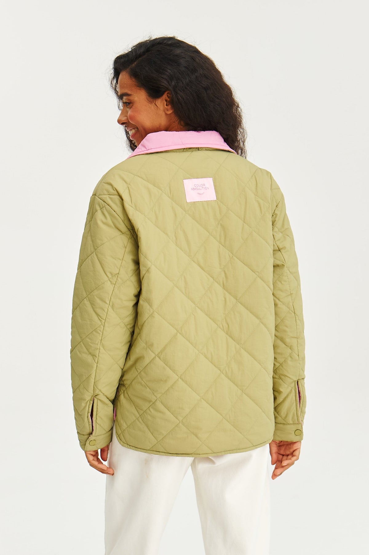 Mohn-Pistazie-Kuss Wendejacke