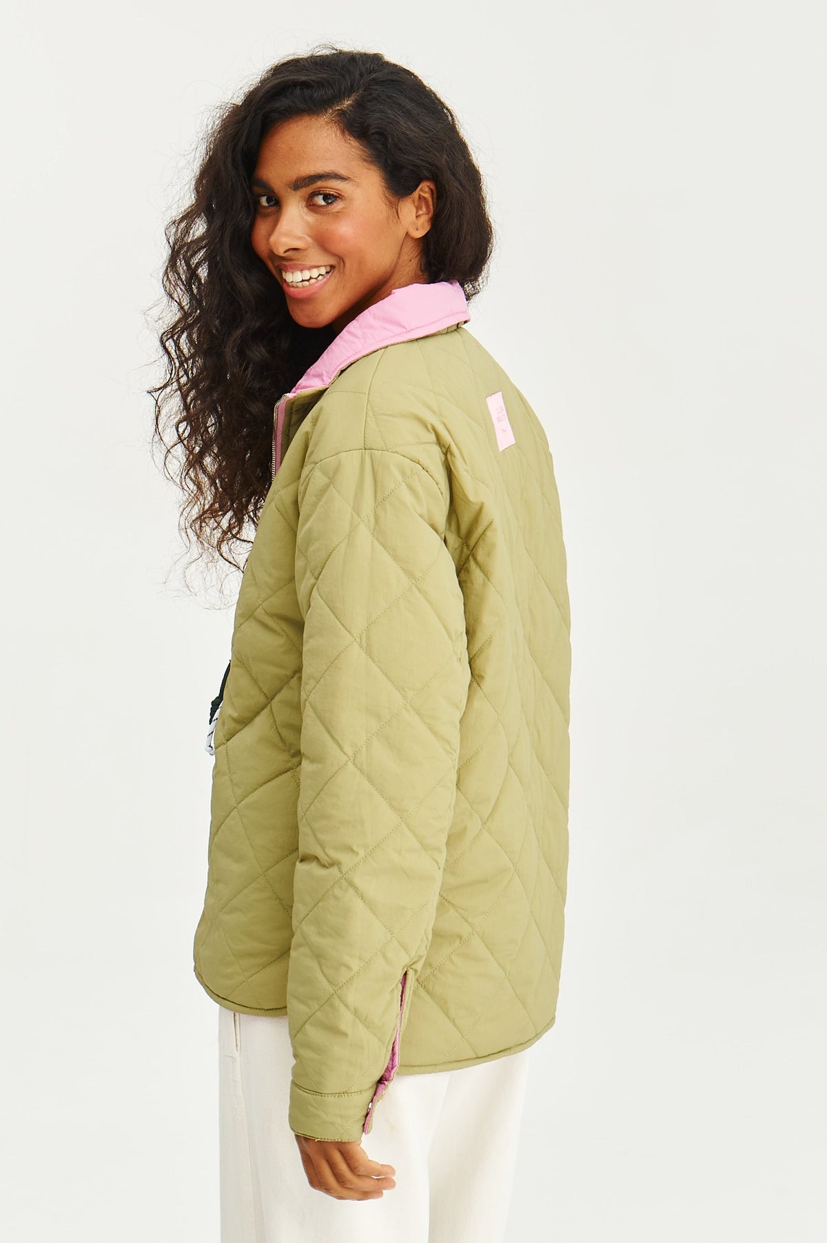 Mohn-Pistazie-Kuss Wendejacke