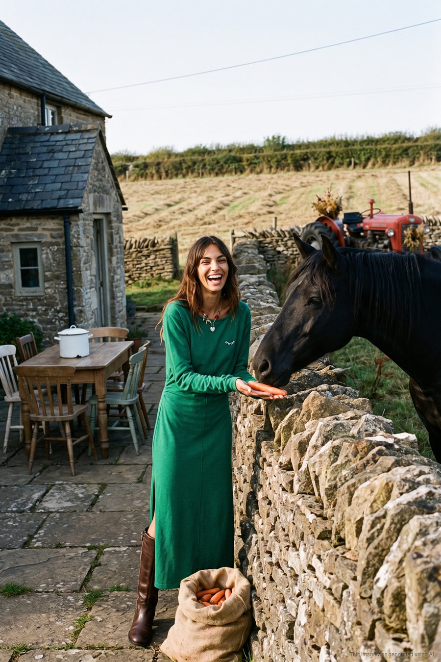 Emerald Hush Knit Dress