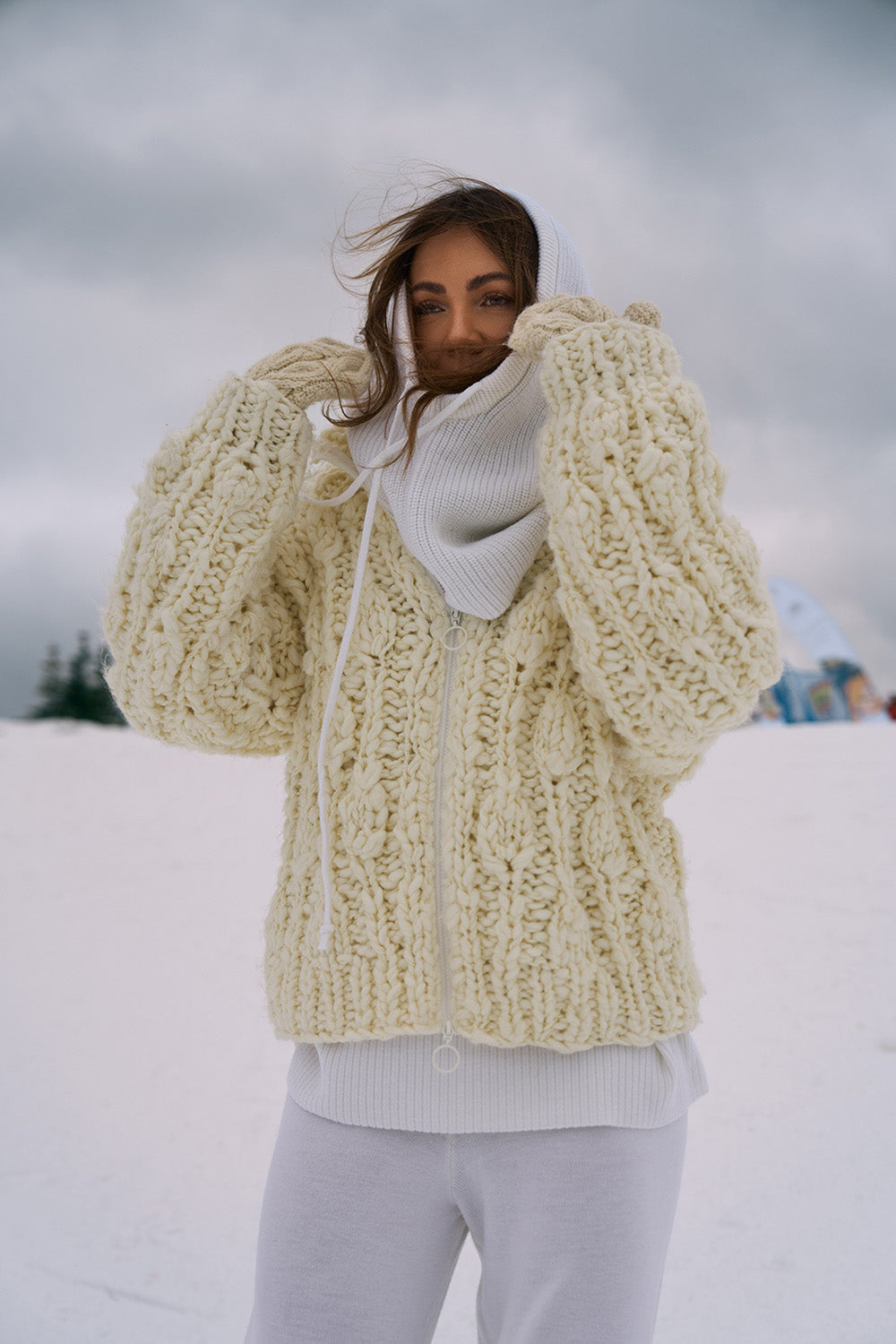 Frosted Cloud Wool Cardigan