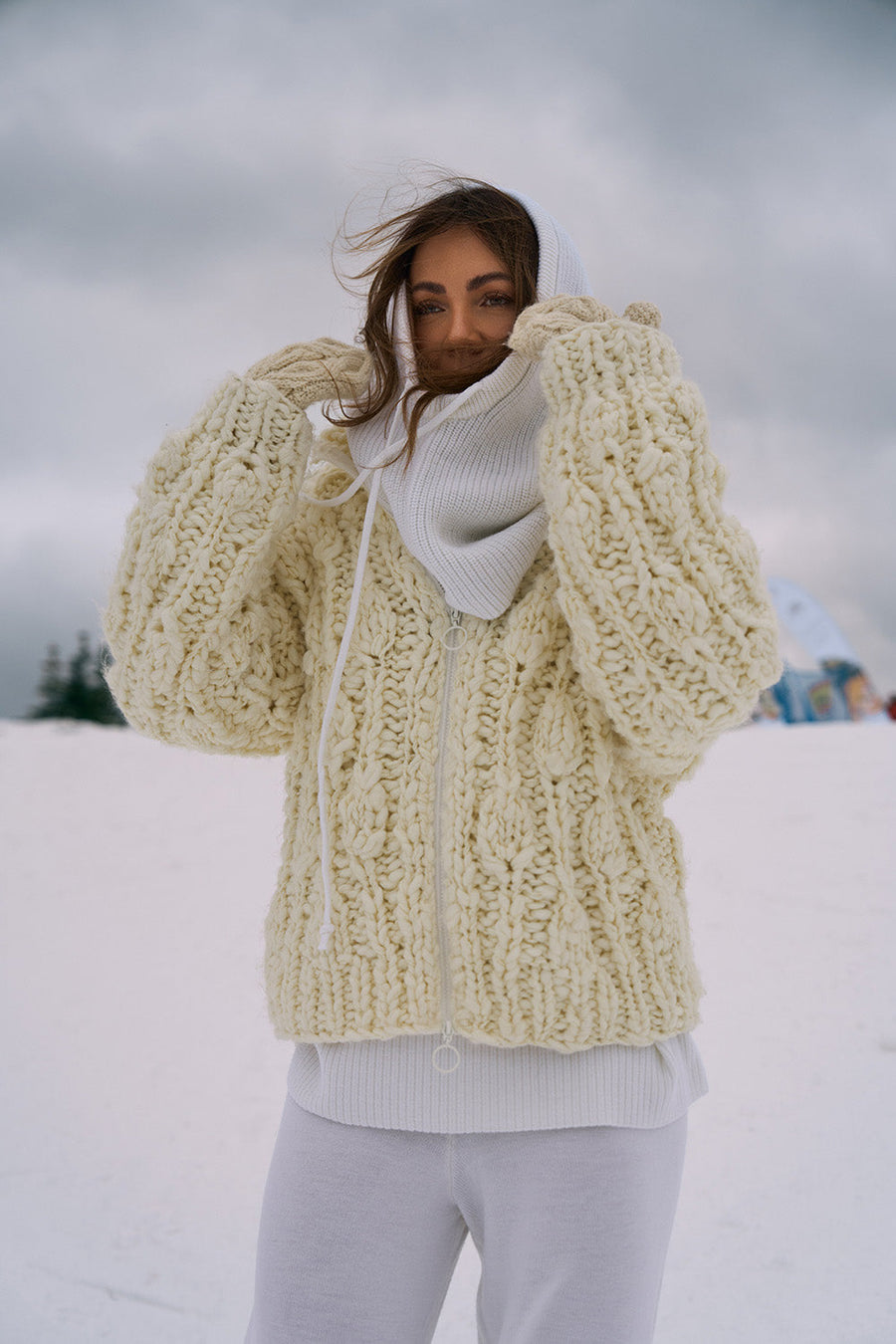 Frosted Cloud Wool Cardigan