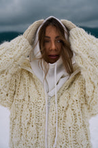 Frosted Cloud Wool Cardigan