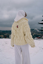 Frosted Cloud Wool Cardigan