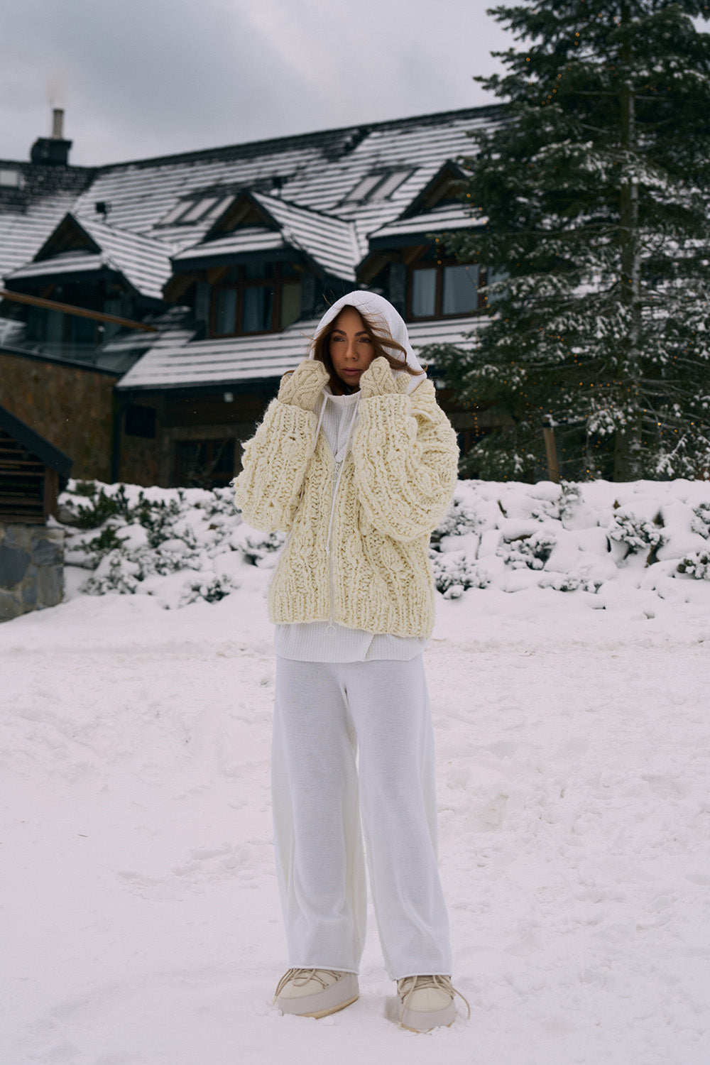 Frosted Cloud Wool Cardigan