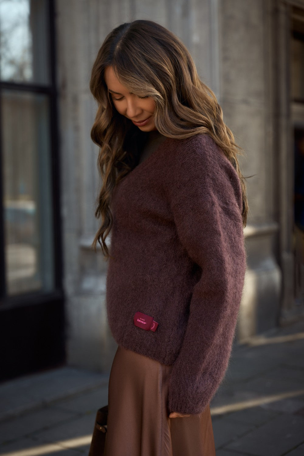 Brown Mirage mohair sweater