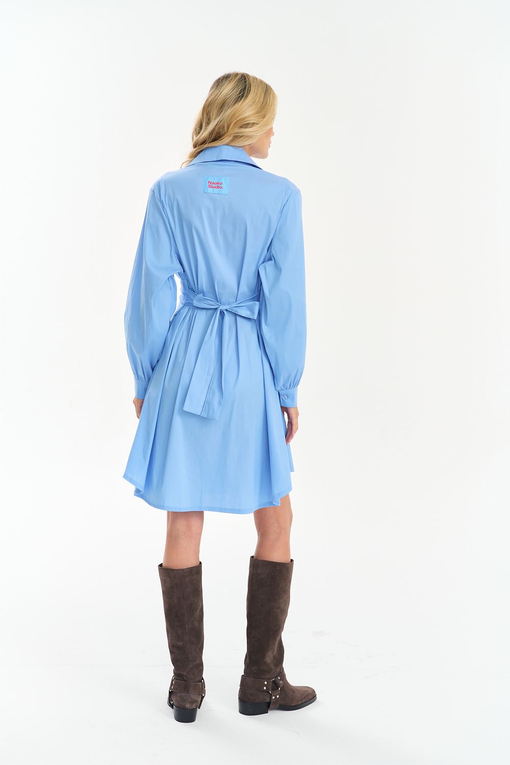 Something Blue Shirt Dress