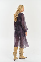 Rochie midi Plum Perfect
